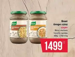 Coop Knorr üveges szósz ajánlat