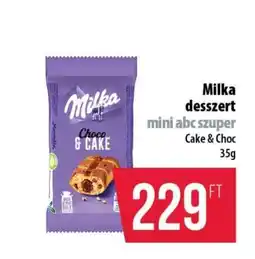 Coop Milka desszert mini abc szuper ajánlat