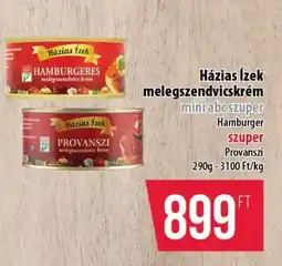 Coop Háziás Ízek melegszendvicskrém ajánlat