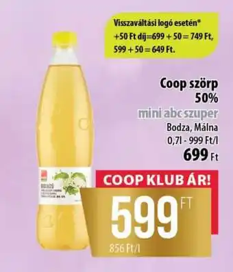 Coop Coop szörp ajánlat