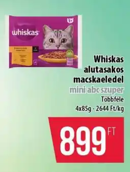 Coop Whiskas alutasakos macskaeledel ajánlat