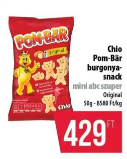 Coop Chio Pom-Bär burgonya-snack ajánlat