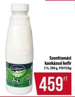 Coop Szenttamási kaukázusi kefir ajánlat