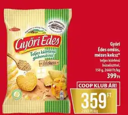 Coop Győri Édes omlós, mézes keksz ajánlat
