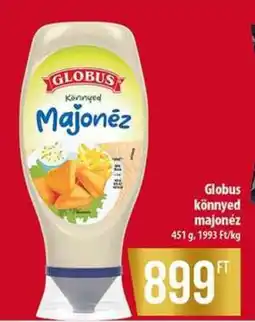 Coop Globus könnyed majonéz ajánlat
