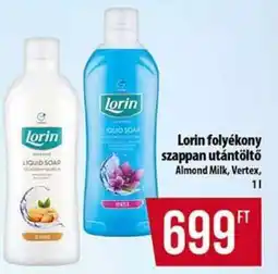 Coop Lorin folyékony szappan utántöltő ajánlat