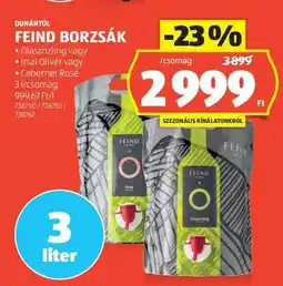 ALDI Feind Borzsák ajánlat