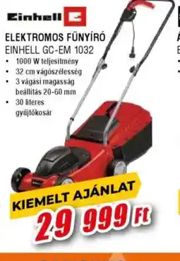 Expert Einhell E Elektromos fűnyíró ajánlat