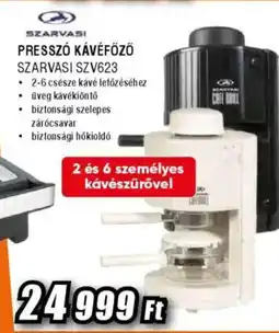 Szarvasi Presszó kávéfőző