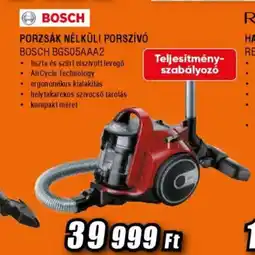 Expert Bosch Porzsák nélküli porszívó ajánlat