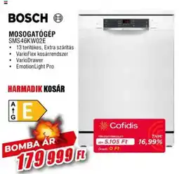 Bosch Mosogatógép SMS46KW02E