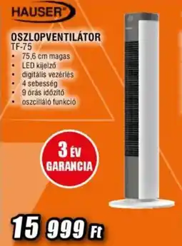 Expert Hauser Oszlopventilátor TF-75 ajánlat
