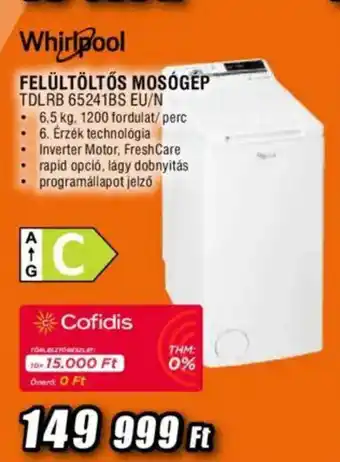 Expert Whirlpool Felültöltős mosógép ajánlat