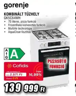 Expert Gorenje Kombinált tűzhely ajánlat