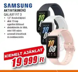 Expert Samsung Aktivitásmérő Galaxy Fit 3 ajánlat