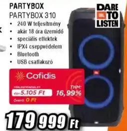Expert JBL Partybox 310 ajánlat