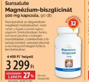 Pingvin Patika Sunsalute Magnézium-biszglicinát ajánlat
