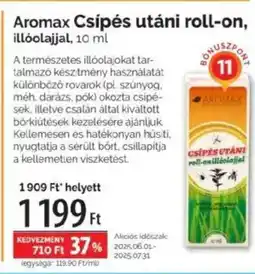 Pingvin Patika Aromax Csípés utáni roll-on ajánlat