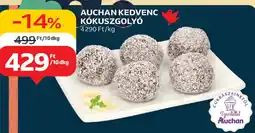 Auchan Auchan kedvenc kókuszgolyó ajánlat