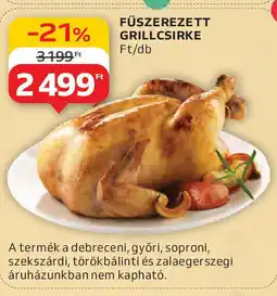 Auchan Fűszerezett grillcsirke ajánlat