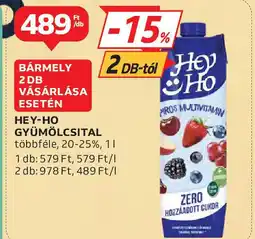 Auchan Hey-ho GTyümölcsital ajánlat