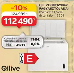 Auchan Qilive 600129842 fagyasztóláda ajánlat