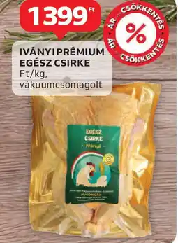 Auchan Iványi Prémium egész csirke ajánlat