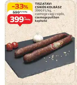 Auchan Tiszatavi Csikós kolbász ajánlat