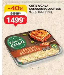 Auchan Come a casa Lasagne bolognese ajánlat
