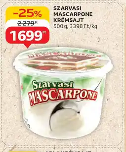 Auchan Szarvasi Mascarpone krémsajt ajánlat