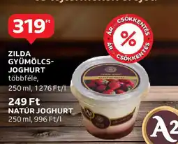 Auchan Zilda Gyümölcs- joghurt ajánlat