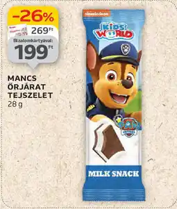 Auchan Mancs őrjárat tejszelet ajánlat