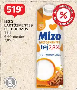 Auchan Mizo Laktózmentes ESL dobozos tej ajánlat