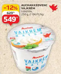Auchan Auchan Kedvenc Vajkrém ajánlat