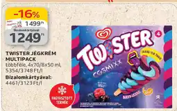 Auchan Twister Jégkrém multipack ajánlat