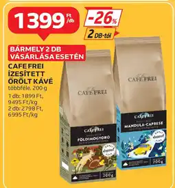 Auchan Cafe Frei ízesített őrölt kávé ajánlat