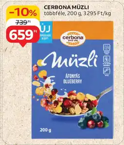 Auchan Cerbona müzli ajánlat