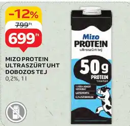 Auchan Mizo prote!n Ultraszűrt UHT dobozos tej ajánlat