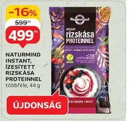 Auchan Naturmind Instant, ízesített rizskása proteinnel ajánlat