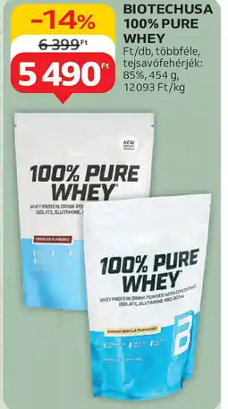 Auchan Biotechusa 100% Pure whey ajánlat
