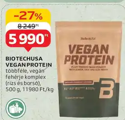 Auchan Biotechusa Vegan protein ajánlat