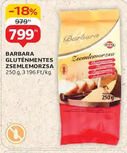 Auchan Barbara Gluténmentes zsemlemorzsa ajánlat