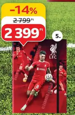 Auchan Liverpool FC Notebook ajánlat