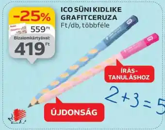 Auchan ICO SÜNI KIDLIKE GRAFITCERUZA ajánlat