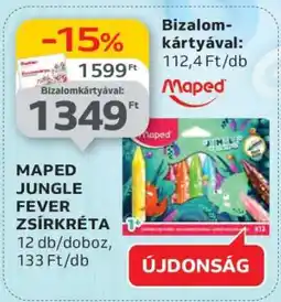 Auchan MAPED JUNGLE FEVER ZSÍRKRÉTA ajánlat