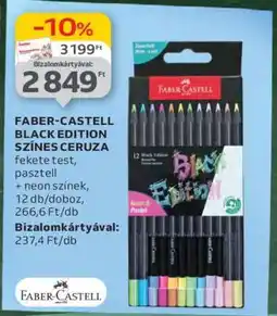 Auchan FABER-CASTELL BLACK EDITION SZÍNES CERUZA ajánlat