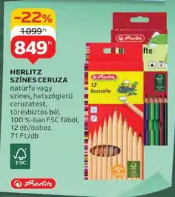 Auchan HERLITZ SZÍNES CERUZA ajánlat