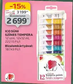 Auchan ICO Süni Színes Tempera ajánlat
