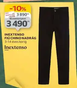 Auchan INEXTENSO FIÚ CHINO NADRÁG ajánlat