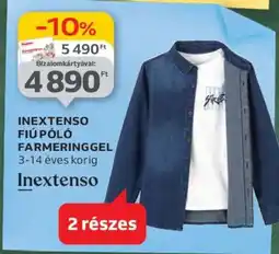 Auchan INEXTENSO FIÚ PÓLÓ FARMERINGGEL ajánlat